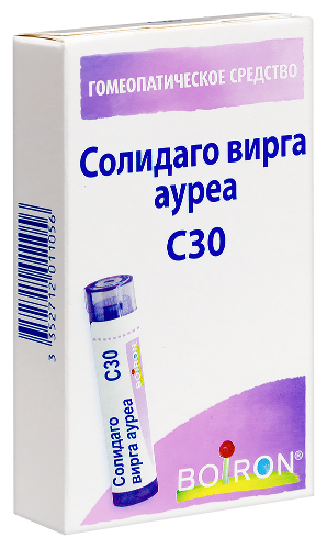 СОЛИДАГО ВИРГА АУРЕА С30 ГОМЕОПАТ МОНОКОМП ПРЕПАРАТ РАСТИТ ПРОИСХОЖД