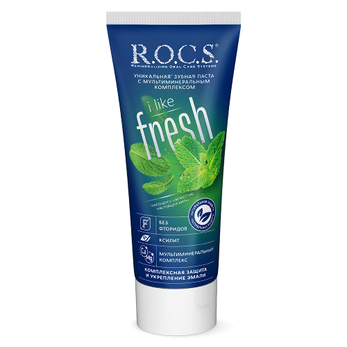 Rocs зубная паста ilike fresh 74 гр