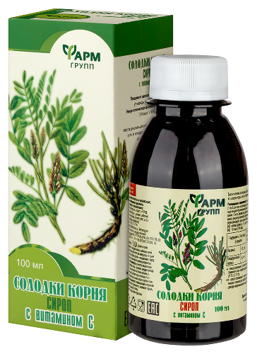 СОЛОДКИ КОРНЯ СИРОП С ВИТАМИНОМ С