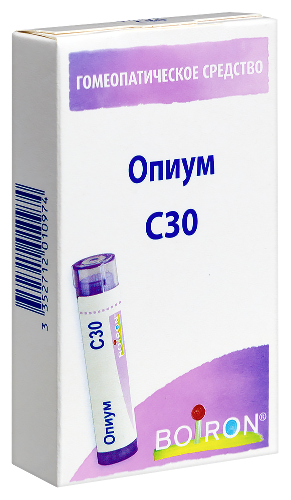 ОПИУМ С30 ГОМЕОПАТ МОНОКОМП ПРЕПАРАТ РАСТИТ ПРОИСХОЖД