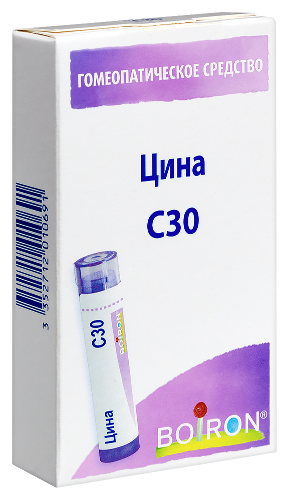 ЦИНА С30 ГОМЕОПАТ МОНОКОМП ПРЕПАРАТ РАСТИТ ПРОИСХОЖД