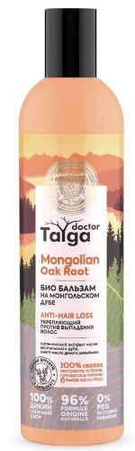 Купить Natura siberica doctor taiga бальзам био укрепляющий против выпадения волос 400 мл цена