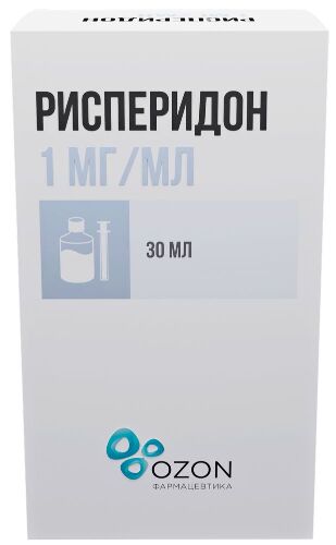 Купить Рисперидон 1 мг/мл раствор для приема внутрь 30 мл флакон цена