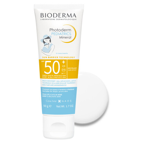 Bioderma photoderm крем для лица и тела солнцезащитный детский spf50+ 50 гр