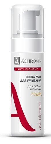 Купить Achromin anti-pigment пенка-мусс для умывания 150 мл цена