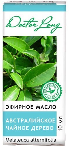 Купить DR LONG МАСЛО ЭФИРНОЕ АВСТРАЛИЙСКОЕ ЧАЙНОЕ ДЕРЕВО 10МЛ цена