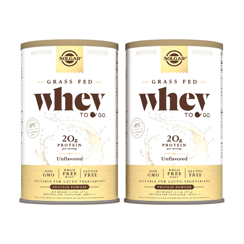 Набор Solgar Белковая сыворотка вэй ту гоу из 2 уп со скидкой