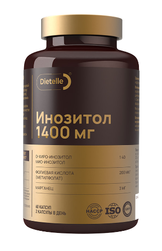 Dietelle инозитол 1:40 60 шт. капсулы массой 0,87 г