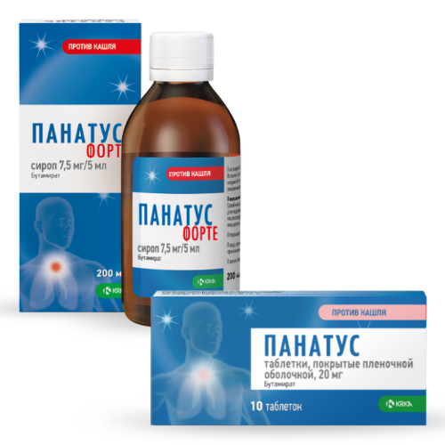 Набор Панатус сироп форте 200 мл + Панатус таб. 20 мг №10