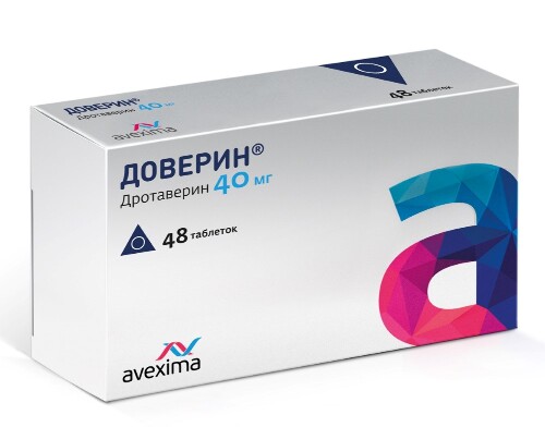 Купить Доверин 40 мг 48 шт. таблетки цена