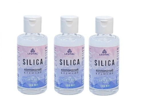 Набор из 3 уп. SILICA Коллоидный кремний 100 мл. флакон