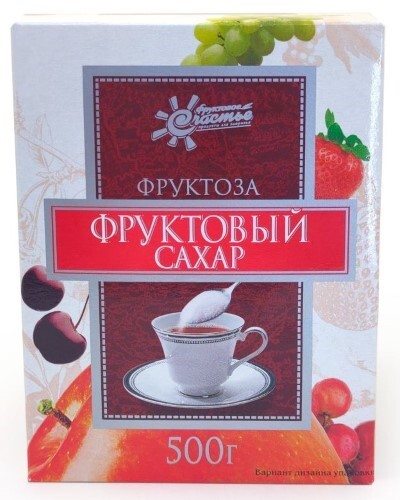 Фруктоза (фруктовый сахар) 500 гр