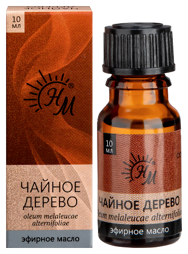 Натуральные масла масло эфирное чайное дерево 10 мл в индивидуальной упаковке
