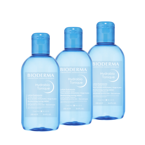 Набор из 3уп BIODERMA Hydrabio Лосьон Тонизирующий увлажняющий 250мл со скидкой