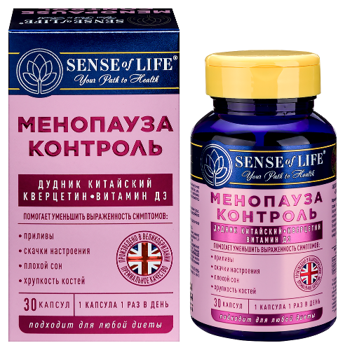SENSE OF LIFE ВИТАМИННЫЙ КОМПЛЕКС МЕНОПАУЗА КОНТРОЛЬ