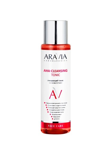 Купить Aravia laboratories тоник очищающий с ана-кислотами aha-cleansing tonic 250 мл цена