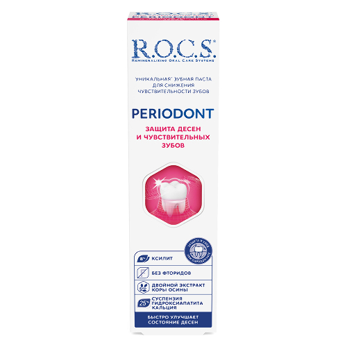 Rocs зубная паста periodont 94 гр