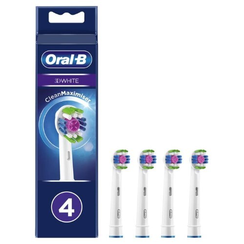 Купить Oral-b насадка сменная cleanmaximiser для электрических зуб щеток 3d white 4 шт. цена