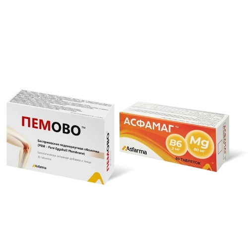 Набор Пемово+Асфамаг 60 таб по спец.цене
