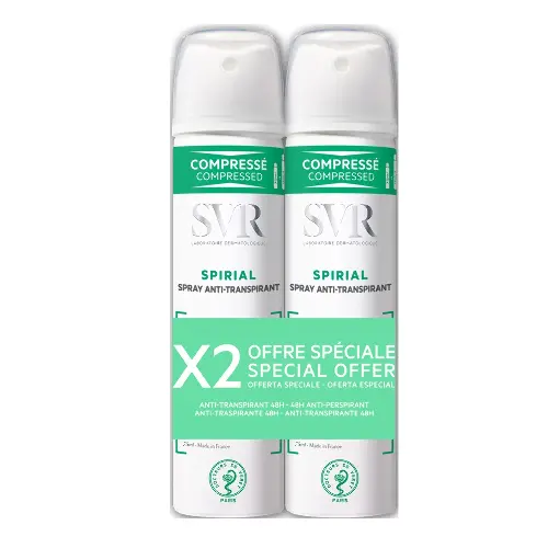 Svr spirial spray спрей-антиперспирант 2х75 мл