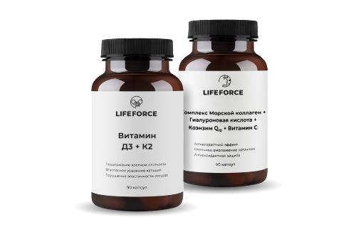 Купить Life force витамин д 3+к 2 90 шт. капсулы массой 450 мг цена