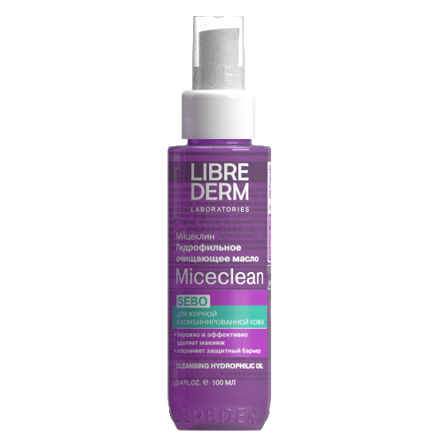 Librederm miceclean sebo масло гидрофильное очищающее для жирной и комбинированной кожи 100 мл