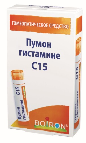 Купить Пумон гистамине c15 гомеопатический монокомпонентный препарат животного происхождения гранулы гомеопатические 4 гр цена