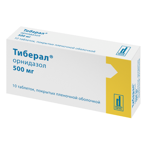 Купить Тиберал 500 мг 10 шт. таблетки, покрытые пленочной оболочкой цена