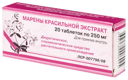 МАРЕНЫ КРАСИЛЬНОЙ ЭКСТРАКТ