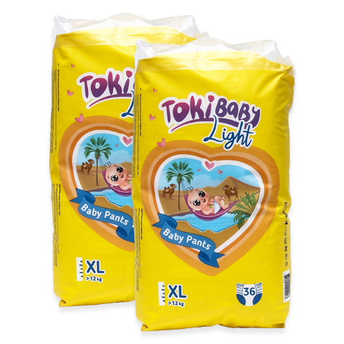 Купить Подгузники трусики детские TokiBaby Light XL 12-17 кг 36 шт цена