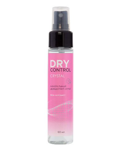 Drycontrol crystal дезодорант-спрей минеральный роза-бергамот 60 мл