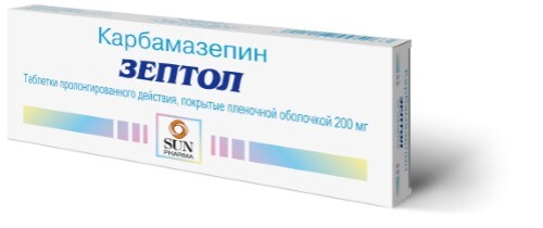Зептол 200 мг 30 шт. таблетки пролонгированные покрытые пленочной оболочкой