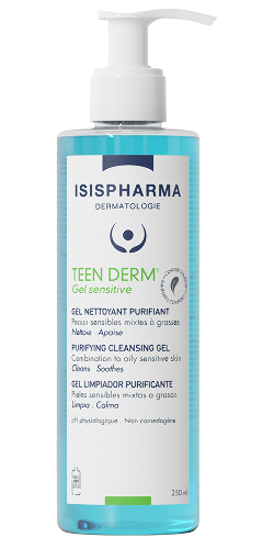 Купить Isispharma teen derm gel sensitive гель для умывания для чувствительной склонной к воспалению кожи 250 мл цена
