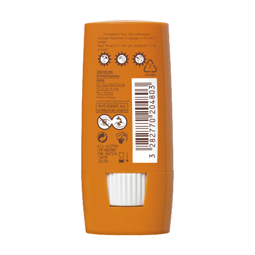 Avene солнцезащитный стик spf50+ для чувствительных зон 8 гр
