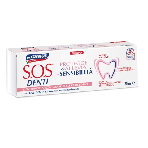 Купить Sos denti зубная паста для чувствительных зубов 75 мл цена