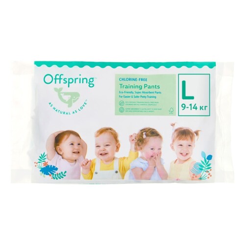 Купить Offspring подгузники-трусики детские l/9-14 кг 3 шт./ 3 расцветки цена