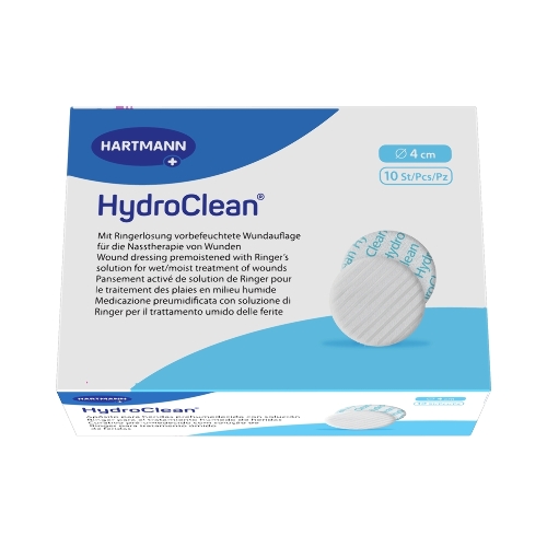 Повязка гидроактивная для заживления ран во влажной среде hydroclean стерильная диаметр 4 см 10 шт.