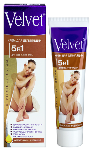 Velvet крем для депиляции 5 в 1 для всех типов кожи 100 мл