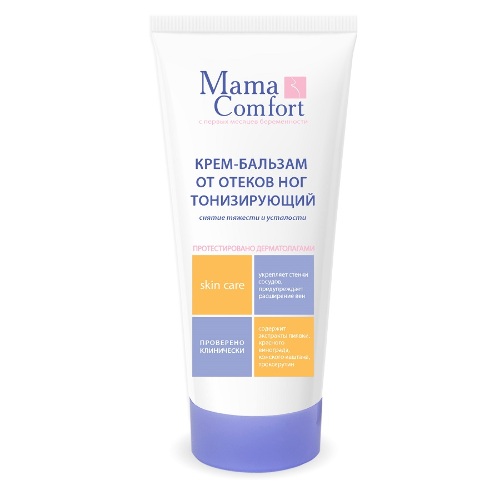 Наша мама mama comfort крем-бальзам для ног тонизирующий 175 мл
