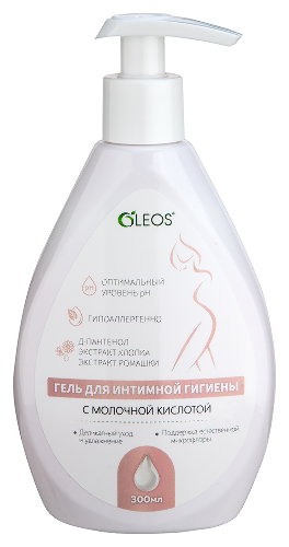 Oleos гель для интимной гигиены с молочной кислотой 300 мл