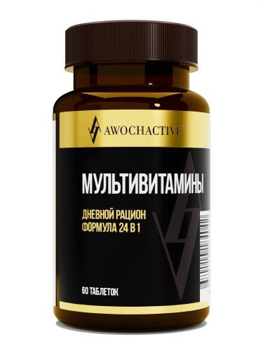 Купить Awochactive мультивитамины 60 шт. таблетки массой 1200 мг цена