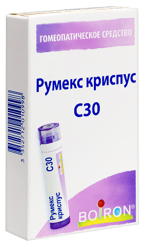 РУМЕКС КРИСПУС С30 ГОМЕОПАТ МОНОКОМП ПРЕПАРАТ РАСТИТ ПРОИСХОЖД