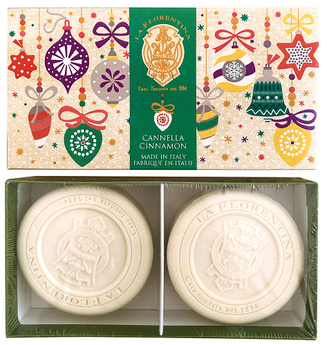 La florentina набор мыло туалетное твердое пряная корица 115 гр 2 шт.