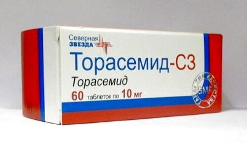 Торасемид-сз 10 мг 60 шт. таблетки