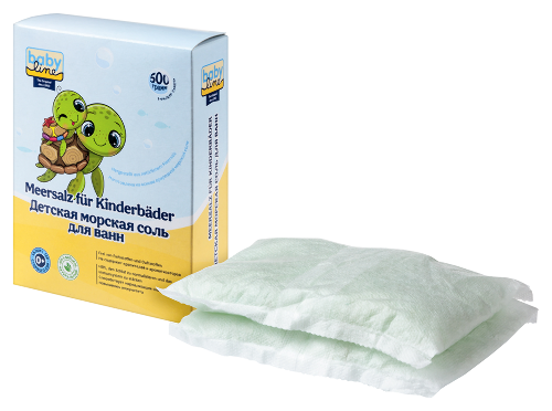 Babyline детская морская соль для ванн 500 гр