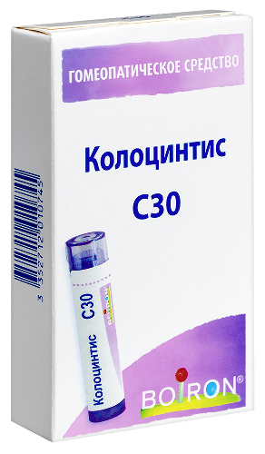 КОЛОЦИНТИС С30 ГОМЕОПАТ МОНОКОМП ПРЕПАРАТ РАСТИТ ПРОИСХОЖД