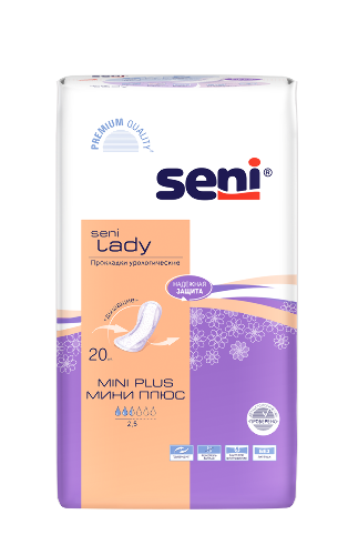 Купить SENI LADY MINI PLUS УРОЛОГИЧЕСКИЕ ПРОКЛАДКИ/ВКЛАДЫШИ ДЛЯ ЖЕНЩИН N20 цена