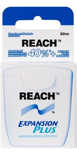 Купить Reach зубная нить dentotape пропитанная воском 50 м цена