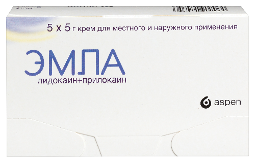 Набор из 10 уп. ЭМЛА крем 5г № 5 туба