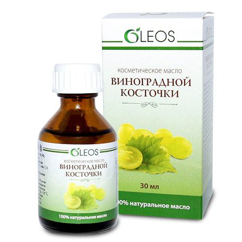 Oleos косметическое масло виноградной косточки 30 мл